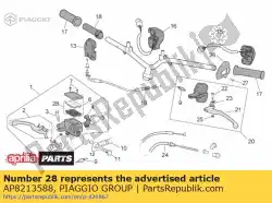 Aquí puede pedir kit de revisión de la bomba de Piaggio Group , con el número de pieza AP8213588: