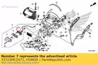 33723MCZ671, Honda, licença base, licença honda  cb cbr vt 600 750 900 1300 2002 2003 2004 2005 2006 2007 2008 2009 2010 2013 2017, Novo