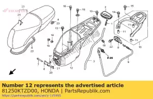 Honda 81250KTZD00 box, luggage - Bottom side