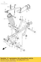 6210017E31, Suzuki, Conjunto absorbente suzuki gsx r 750 1994 1995, Nuevo