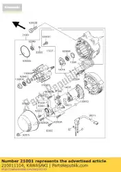 Qui puoi ordinare generatore da Kawasaki , con numero parte 210011104: