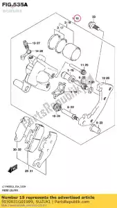 suzuki 5930031G01999 caliper assy,fr - Bottom side