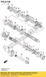 sluitring, slot van Suzuki, met onderdeel nummer 0916925001, bestel je hier online: