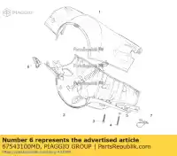 67543100MD, Piaggio Group, Wtyczka prawoskr?tna     , Nowy