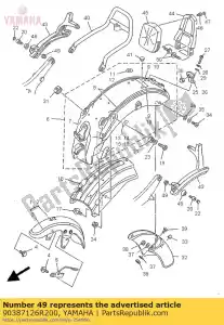 yamaha 90387126R200 collar (2hf) - Lado inferior