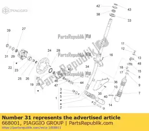 Piaggio Group 668001 blokada nakr?tki) - Dół