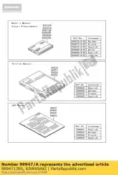 Here you can order the owner s manual,kvf750gcs from Kawasaki, with part number 999471395: