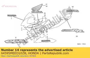 Honda 64595MEED10ZB striscia, l a * tipo2 * - Il fondo