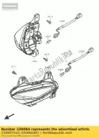 23008Y010, Kawasaki, stopcontact, signaallamp, sc300 kawasaki j 125 300 2015 2016, Nieuw