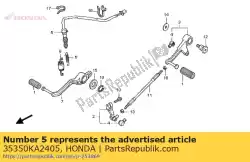 Here you can order the switch assy.,rr. S from Honda, with part number 35350KA2405: