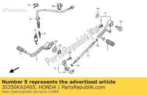 Honda 35350KA2405 switch assy.,rr.s - Bottom side