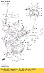 Here you can order the gasket from Suzuki, with part number 1117738A00:
