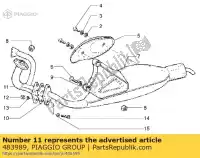 483989, Piaggio Group, Rura wydechowa     , Nowy