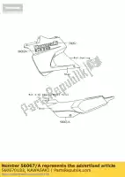 560670183, Kawasaki, wzór, ok?adka boczna, r kawasaki kle  b kle500 500 , Nowy