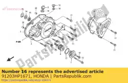 Aqui você pode pedir o selo de óleo, 12x22x5 em Honda , com o número da peça 91203HP1671: