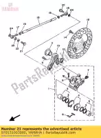 970131003000, Yamaha, parafuso (8j7) yamaha rd tdr tz 250 500 1985 1986 1987 1988 1989 1990, Novo