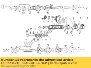 Piaggio Group GU32234710 leva - Il fondo