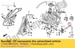 buis, brandstof van Honda, met onderdeel nummer 17681KSE000, bestel je hier online: