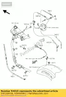 540100018, Kawasaki, cable,seat lock vn2000-a1h kawasaki vn 2000 2004 2005 2006 2008 2009 2010, New