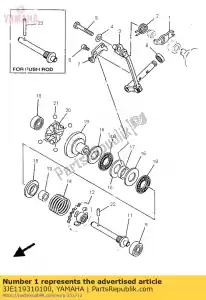 yamaha 3JE119310100 d?wignia - Dół