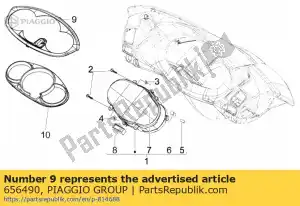 Piaggio Group 656490 coping esterno - Il fondo