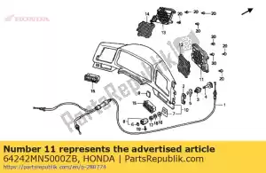 Honda 64242MN5000ZB couverture, r. haut-parleur * type2 * - La partie au fond