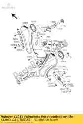 Here you can order the guide-chain,fr, from Suzuki, with part number K120531219: