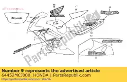 Aquí puede pedir marca (h-vix) de Honda , con el número de pieza 64452MCJ000: