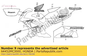 Honda 64452MCJ000 marca (h-vix) - Lado inferior