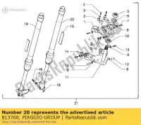 813768, Piaggio Group, Boom gilera gsm H@K zulu m y h k 50, Nieuw