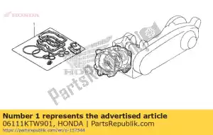 honda 06111KTW901 gasket kit a (component parts) - Bottom side