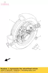 Aquí puede pedir rueda de fundición trasera de Yamaha , con el número de pieza 16PF53380000: