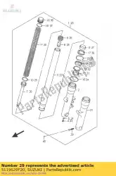 Here you can order the ring piston from Suzuki, with part number 5119629F20: