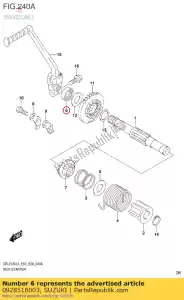 Suzuki 0928516003 oil seal - Bottom side