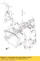 1785147H10, Suzuki, slang, inlaat rechts suzuki gsx r1000 r1000z r1000a 1000 , Nieuw