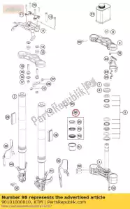 ktm 90101000010 reprezentant. zestaw widelca kpl. - Dół