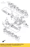 2422126D00, Suzuki, marcia, 2a guida suzuki gsx gsx r rf 900 1100 1991 1992 1993 1994 1995 1996 1997 1998, Nuovo