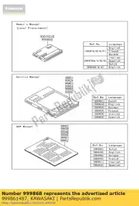 kawasaki 999861487 manual do proprietário, zr750l9f zr750l - Lado inferior