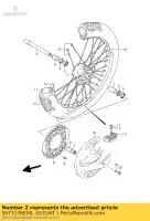 5473136E00, Suzuki, entretoise, fr.hub b suzuki rm  rmz rm125 rm250 z 125 250 , Nouveau