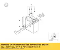 61212350511, BMW, hose clamp bmw c1 125 200 2000 2001 2002 2003 2004, New