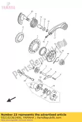 Aqui você pode pedir o o-ring (35r) em Yamaha , com o número da peça 932102361400: