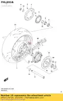 6465135F20, Suzuki, Schokdemper, achter h suzuki gsr  u gsx bking bk bka dl vstrom a ua hayabusa r ruf bkau2 ru2 rauf raz ra bkuf bku2 razuf s z rz r1000 gsr600 gsr600a gsx1300r dl1000a v strom gsx1300ra 600 1300 1000 , Nieuw