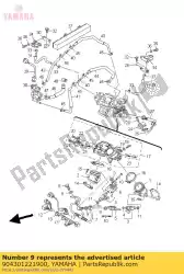 Here you can order the gasket(4bh) from Yamaha, with part number 904301221900: