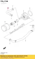 1647148G00, Suzuki, mangueira, refrigerador de óleo suzuki  vzr 1800 2006 2007 2008 2009 2010 2011 2012 2014 2015 2016 2017 2018 2019, Novo