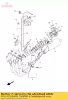 5VY147550000, Yamaha, junta, silenciador yamaha fz fzs yzf r 1000 2004 2005 2006 2007 2008 2009 2010 2011 2012, Nuevo