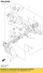 Ici, vous pouvez commander le support, étrier auprès de Suzuki , avec le numéro de pièce 5915033D01: