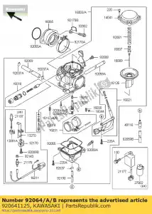 Kawasaki 920641125 pilot odrzutowca - Dół