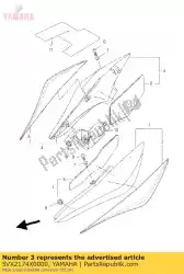 Ici, vous pouvez commander le amortisseur auprès de Yamaha , avec le numéro de pièce 5VX2174X0000: