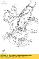 1C6F148500, Yamaha, Amortisseur, caoutchouc 1 yamaha ttr230 230 , Nouveau