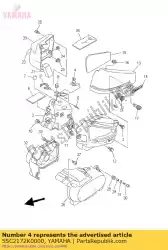 Here you can order the bracket 1 from Yamaha, with part number 5SC2172K0000: